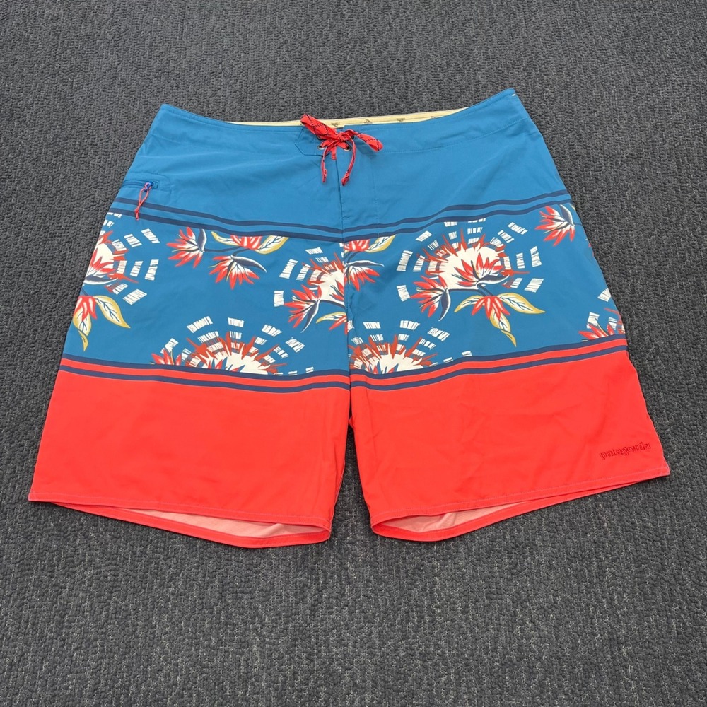 Patagonia Men's Stretch Planing Board Shorts Sz 40 Swim Trunks Worn Wear Ripstop